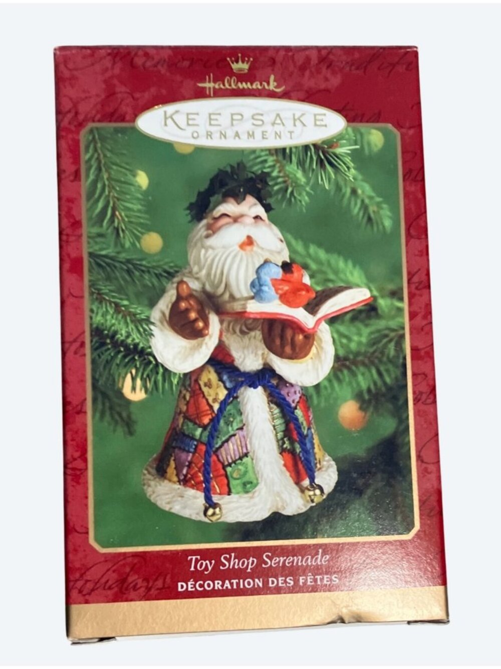 Hallmark Keepsake Ornament Toy Shop Serenade Santa Figurine Dated 2000
